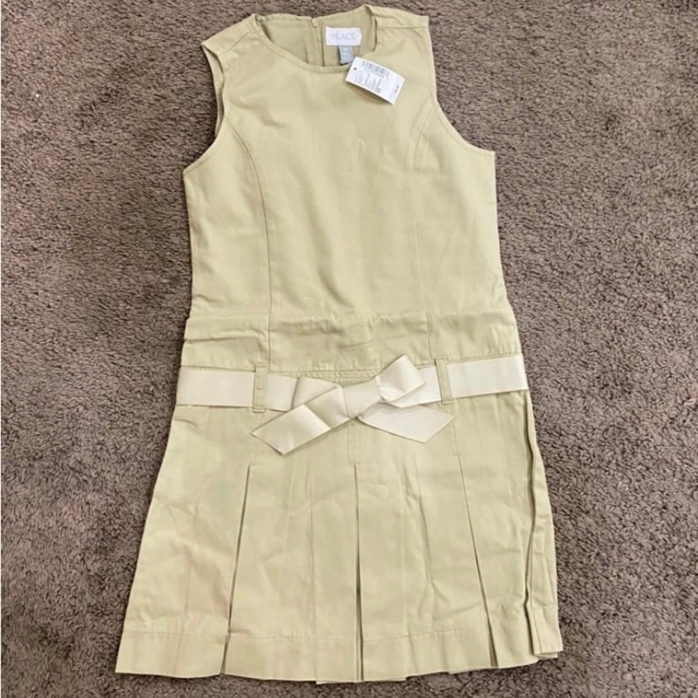 Girls Children’s Place Uniform Belted Jumper Dress size 10 NWT - Picture 3 of 8